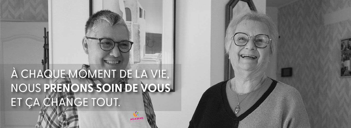 Aide à domicile et personne accompagnée