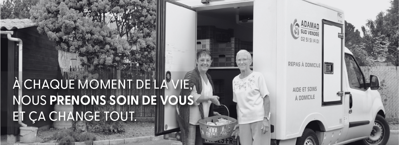 Portage de repas à domicile - ADAMAD Vendée 85